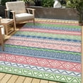 thumbnail image 3 of Sunvasagoo Waterproof Reversible Outdoor Rug – Lightweight Portable Patio MWaterproof Reversible Outdoor Rug – Lightweight Portable Patio Mat for Camping, RV, Deck, Porch – UV & mark Resistant, 3 of 23