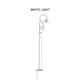 thumbnail image 3 of Billuyoard Modelo de luz ferroviaria para exteriores, blanco cálido, manualidades, poste de luz LED, escala 1: 87, Micro paisaje, lámparas ligeras para Decoración Gris (Luz Blanca) Billuyoard HA064667-01, 3 of 6
