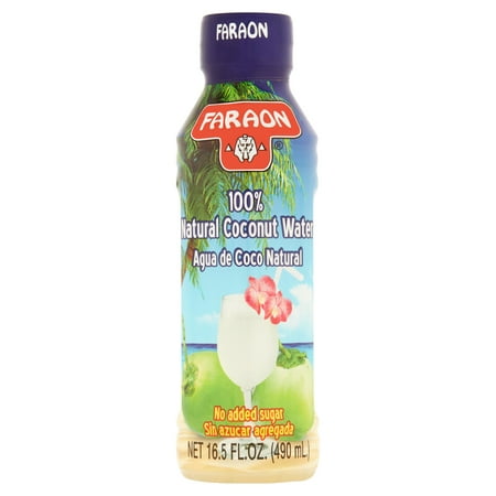 Faraon 100% Natural Coconut Water, 16.5 fl oz (Best Powdered Coconut Water)