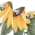 thumbnail image 3 of Bee Flowers Black Out Curtains 84 Inch Length Curtains for Sliding Glass Doors Bedroom Living Room 2 Pack, 3 of 6