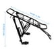 thumbnail image 2 of Portabicicletas sencillo con soporte trasero para bicicletas de montaña, estante trasero para bicicletas, portaequipajes para exteriores, 2 of 5