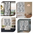 thumbnail image 7 of Torn Paper Window Privacy Film, Vintage Abstract Collage Newspaper Art Static Cling UV Sun Blocking Heat Control Window Tint Day and Night, Non-Adhesive One Way Windows Privacy Cover 35.4''x78.7'', 7 of 7