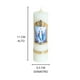 thumbnail image 2 of 10 Cirios Pascual Decorado Fabrica De Velas Y Veladoras Luz Maria Asuncion DE la virgen maria, 2 of 6