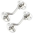 thumbnail image 1 of Barn Door Lock,1pack 4 Inch Silver Gate Latch -hook And Eye Latch,cabin Hooks For Sliding, 1 of 4