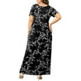 thumbnail image 3 of WUJINXIA Women's Summer Plus Size 2X to 6X Maxi Loose Dress with Pockets, 3 of 7