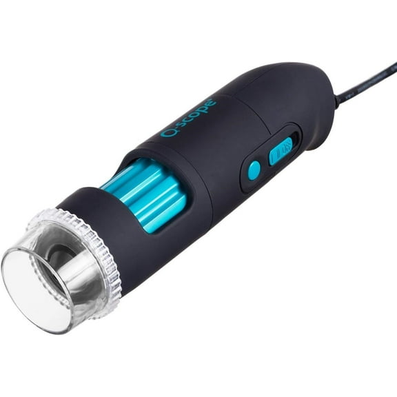 Q-Scope 80200-P 8MP 200X Handheld USB Microscope with Polarizer