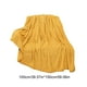 thumbnail image 3 of Manta Suave y Cálida Color Amarillo Navideño para Siesta | Ideal para Sofá Cama, Camping y Festivales | 130 X 100 Cm | 1 Unidad | Poliéster | 300 G, 3 of 7