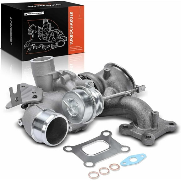 A-Premium Complete Turbo Turbocharger Kit, with Wastegate Actuator & Gasket, Compatible with Ford Edge 2012-2013, Explorer 2012, L4 2.0L, Replace# 5303-970-0600
