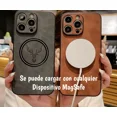 thumbnail image 4 of Funda Para iPhone 16 Pro Max Magsafe Uso Rudo Piel + Mica, 4 of 5