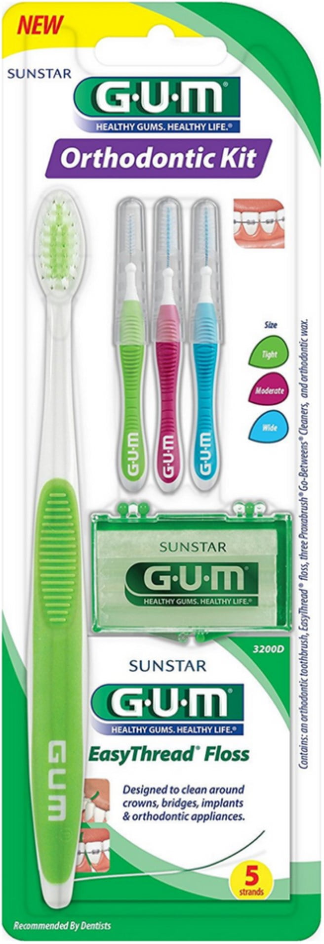 gum ortho toothbrush