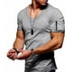 thumbnail image 1 of Camiseta De Hombre De Cuello En V En Color Liso, 1 of 5