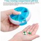 thumbnail image 3 of 7-Day Pill Organizer with 2 Portable Cases, Waterproof Travel Medicine Dispenser, Compact Daily Medication Storage Solution, 3 of 5