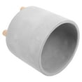 thumbnail image 3 of 1Pc Plant Pot Simple Cement Flower Container Creative Planter (Light Grey), 3 of 8