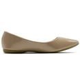 thumbnail image 5 of Ollio Women's Shoes Ballet Basic Pointed Toe Comfort Enamel Flats M1039, 5 of 6