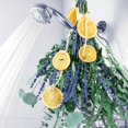 thumbnail image 1 of Ramo de 5 tipos de flores secas de eucalipto y lavanda para ducha, de 4,5 a 5,2 m, con hojas de eucalipto naturales, frescas y preservadas, y limón para colgar., 1 of 5