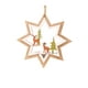 thumbnail image 1 of Teissuly Christmas Decorations Hollow Three-dimensional Snowflake Ornaments Wooden Christ Teissuly WER202312131331, 1 of 2