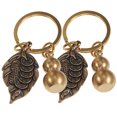 thumbnail image 4 of Raindrops Brass Gourd Keychain Pendant for DIY Yellow Color Feng Shui Wealth Symbol, 4 of 8