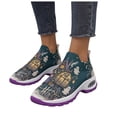 thumbnail image 2 of Womens Road Running Shoes Antislip Platform Sneakers Air Cushion Arch Support Walking Shoes Halloween, 2 of 8