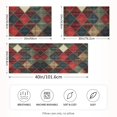 thumbnail image 2 of Yayeee Pillowcase King Size Set of 2 Satin Wrinkle Resistant Pillow Case, Dark Tartan Pattern, 2 of 8