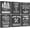 no13, variant on Framed Teamwork Wall Art, Black and White Wall Decor - Positive Wall Art, Ready to Hang (Set of 6, 8x10 Inch, Framed)
