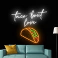 thumbnail image 5 of Handmadetneonsign Taco Bout Love Neon Sign, Mexican Food Wall Art Decor, Tacos Led Light, Kitchen Wall Decor, 5 of 5