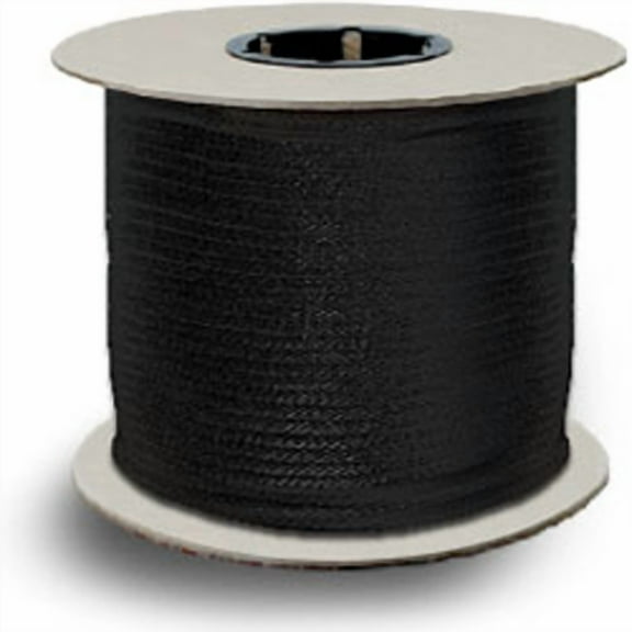 CWC Zenith Diamond Braid 100% MFP Rope - 1/8" x 500 ft., Black