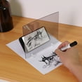 thumbnail image 4 of LED Light Stencil Board, Sketch Mirror Reflection Phone Dimming, Waterproof, Practical, for Kids, 4 of 7