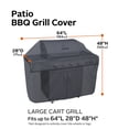 thumbnail image 4 of Classic Accessories Water-Resistant 64 Inch BBQ Grill Cover with Coiled Grill Brush & Magnetic LED Light, 4 of 12