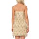 thumbnail image 3 of INSPIRE CHIC Vestido de Mujer con Lentejuelas, Flecos y Tirantes Espagueti para Fiesta de Cóctel, Vestidos Mini Brillantes en Dorado, 3 of 6
