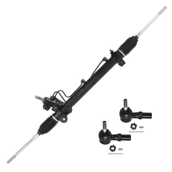 Detroit Axle - Front 3pc Rack and Pinion Kit for 99-03 Lexus RX300, 1 Power Steering Rack & Pinion Assembly 2 Outer Tie Rod Ends 1999 2000 2001 2002 2003 Replacement