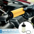 thumbnail image 2 of Filtro de aceite de motor Unique Bargains No.2761800009 con O Ring para Mercedes-Benz C 300 2013 2014 de plástico y papel, 2 of 6