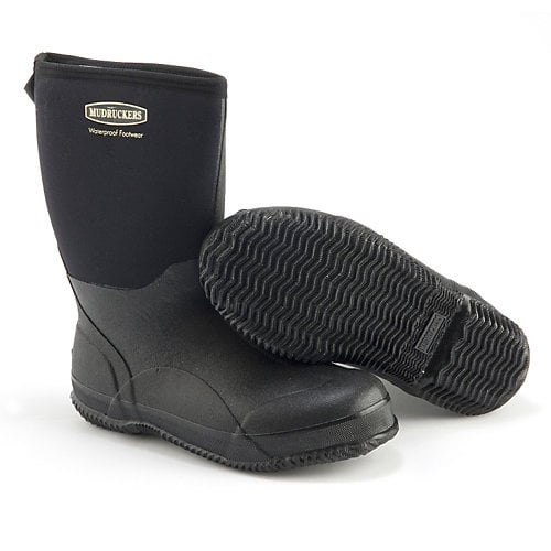 Mudruckers Waterproof 9in Slip On Mid Boots 9 Nav