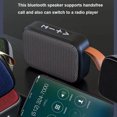 thumbnail image 3 of Cateissary Altavoz Bluetooth 4,2 caja de sonido inalámbrica al aire libre llamada manos libres altavoz recargable caja de sonido de plástico compatible Cables de audio/vídeo Rojo, 3 of 8