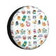 thumbnail image 1 of Fotbe Hello Summer Cat Funda de Llanta de Repuesto con Estampado, Engrosada, Ajuste Universal para Jeep, Remolque, RV, SUV, Camión-17 inch, 1 of 6