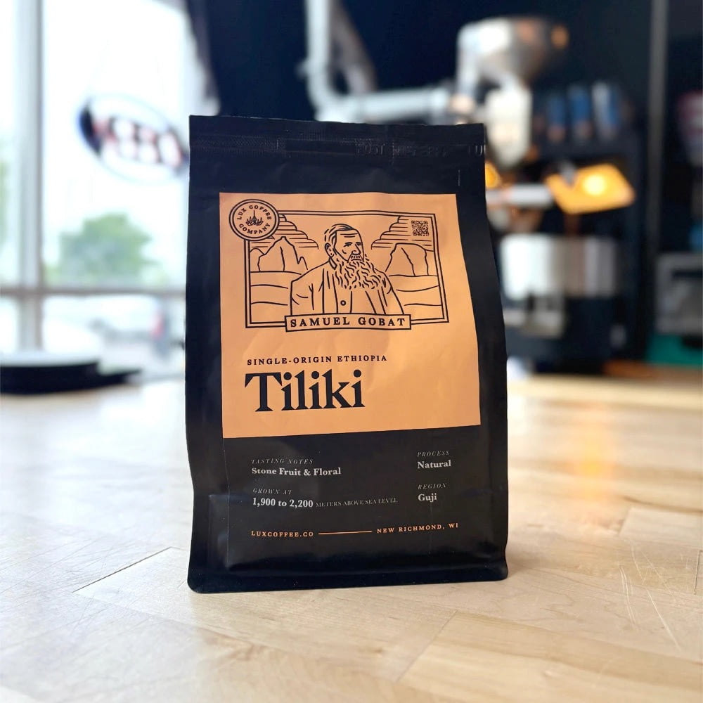Lux Coffee Tiliki Ethiopia 12oz Whole Bean Coffee