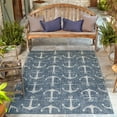 thumbnail image 4 of Outdoor Trisha Collection Area Rug Gray - 3'3" Round, 4 of 5
