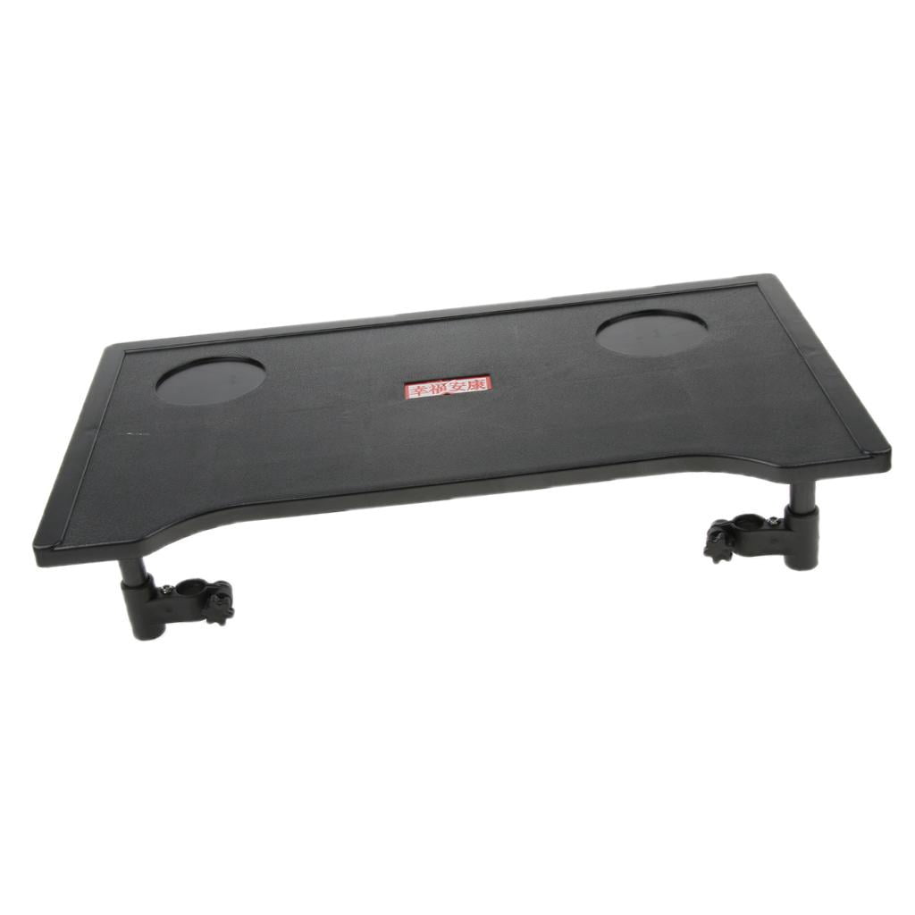 yotijay Black Wheelchair Lap Tray Table - Removable & Heavy Duty - Great for Child/Seniors/Patients Eating, Writing