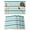 Turquoise, khaki, variant on Green Grey Striped Placemats Set of 12, Farmhouse Stripes Modern Abstract Art Placemats for Dining Table, Place Mats for Kitchen Tabletop, Waterproof Wipeable Dining Table Mats Set