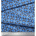 thumbnail image 3 of Soimoi Cotton Voile Fabric Abstract & Circle Geometric Print Fabric by The Yard 56 Inch Wide, 3 of 5
