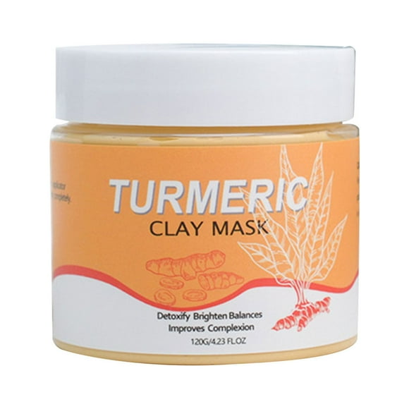 FcBaudy Face Masks Skincare Sheet Nourishing Turmeric Mask Oil Control Turmeric- Mud Facial Mask 120ml Mud Facial