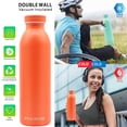 thumbnail image 4 of Botella de Agua AIDAWAYLAI de Acero Inoxidable 600 ml Naranja, 4 of 6
