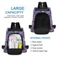 thumbnail image 4 of FORMRS Women's Travel Backpack Purse Anti-Theft Hidden Pockets Casual Shoulder Bag, Watercolor Pink Marble Pattern, 4 of 7