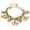 Gold, variant on Retro Elegant 925 Silver Plated Women Fashion Charm Elephant Bracelet Gift-Silver
