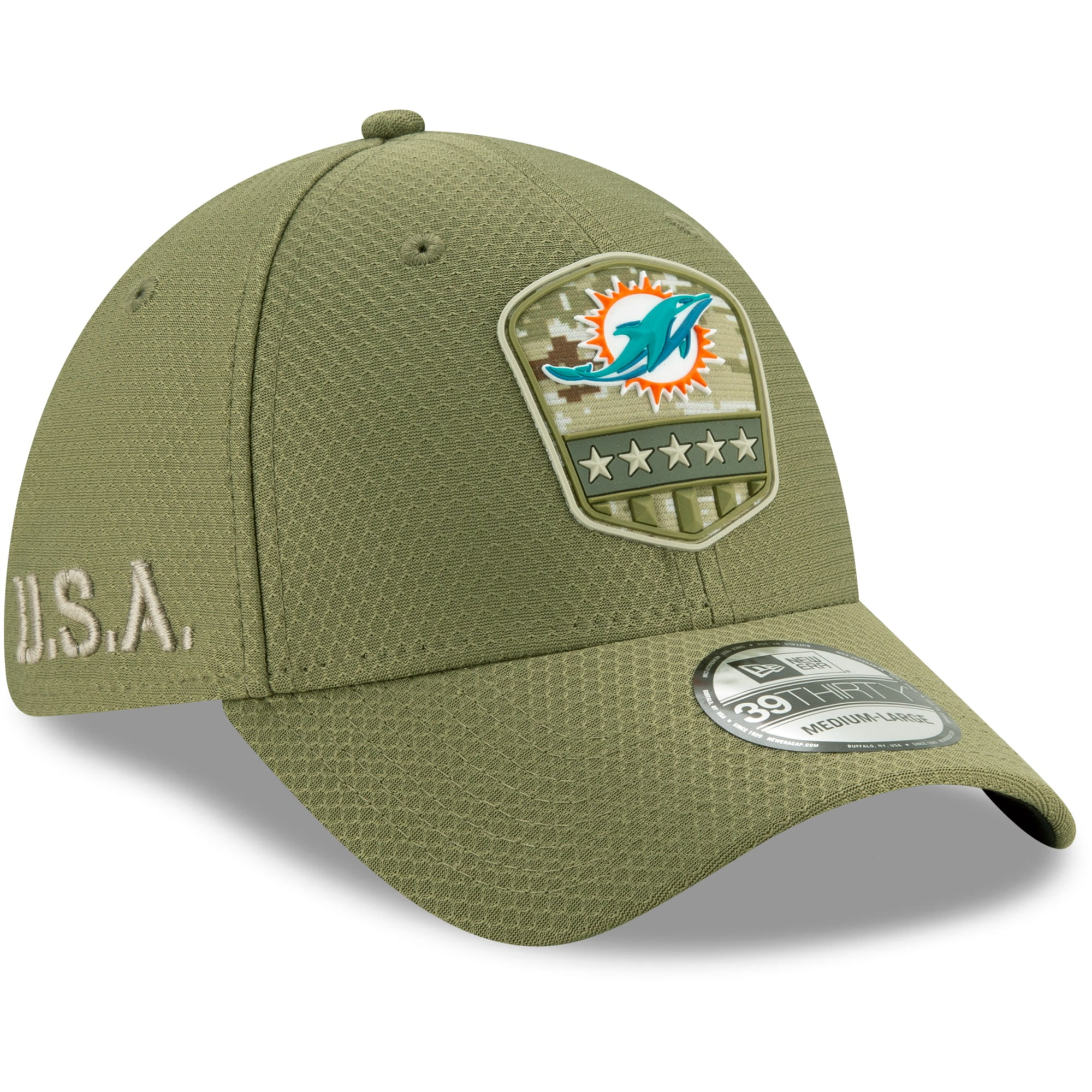 miami dolphins bucket hat with string