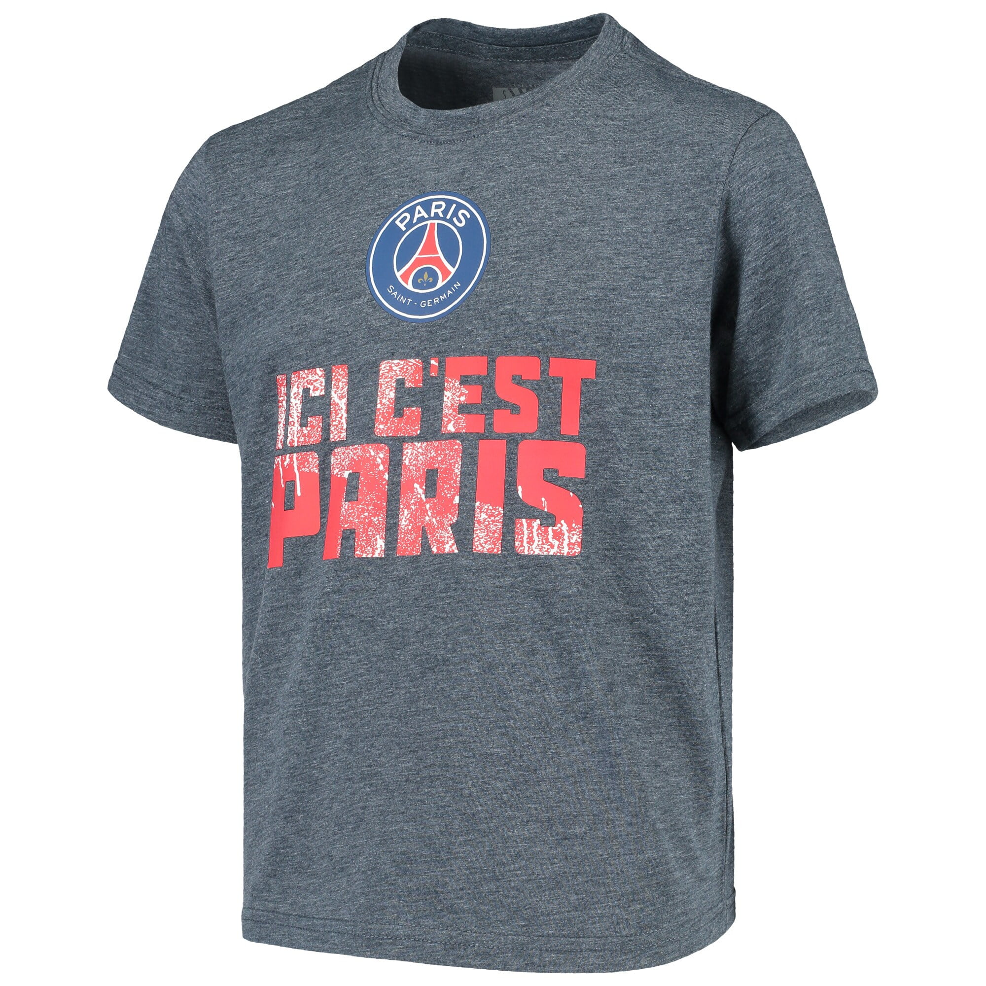 Levelwear Paris Saint Germain Levelwear Youth Little Richmond Slogan T Shirt Navy Walmart Com Walmart Com