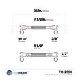 thumbnail image 3 of Five Oceans 3/8 inches ( 10 Mm ) Jaw/jaw Turnbuckle Closed Body for Sailboat 316 Stainless Steel- FO2954, 3 of 3