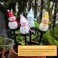 thumbnail image 3 of Kearding Decoraciones navideñas para jardín, luces solares de Navidad para patio, luces solares navideñas de muñeco de nieve Kits de decoración para fiestas rojo, 3 of 6