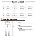 thumbnail image 3 of HAPIMO Women's Cotton Linen Jogger Cuff Pants Summer Trousers for Girls Solid Leisure Workout Sports Loose Elastic Waist Drawstring Comfy Blue XL, 3 of 5