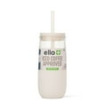 thumbnail image 6 of Ello Avery 18oz Glass Tumbler with Straw, Cream, 6 of 7