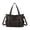 coffee color, variant on Vintage PU Tote Bag for Women, Large Capacity, Zipper Closure, Adjustable Strap & Multi-Pocket Design, Shoulder Crossbody Commuter Bag (15.0" x 10.6" x 6.3", 1.48 lb)